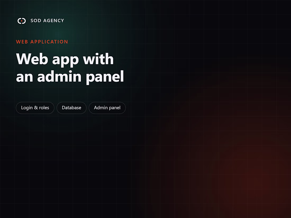 Cover image for Web app with an admin panel on Next.js