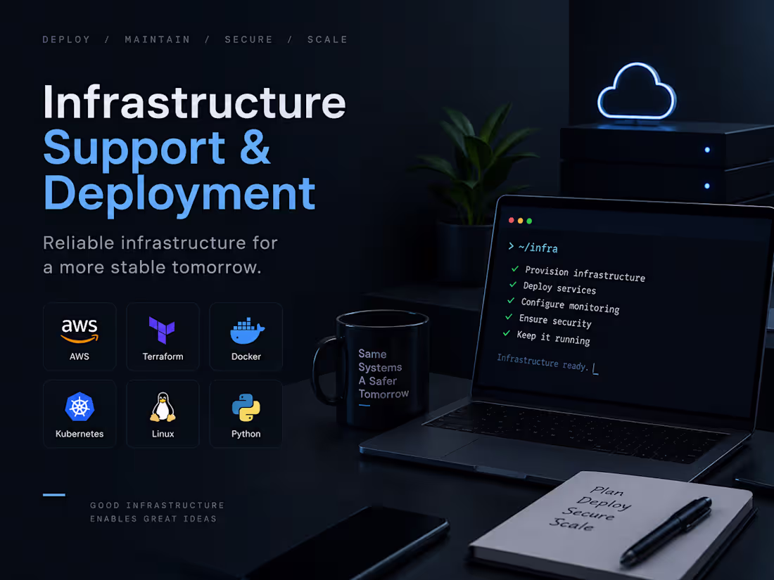 Cover image for DevOps Infrastructure Support & Deployment