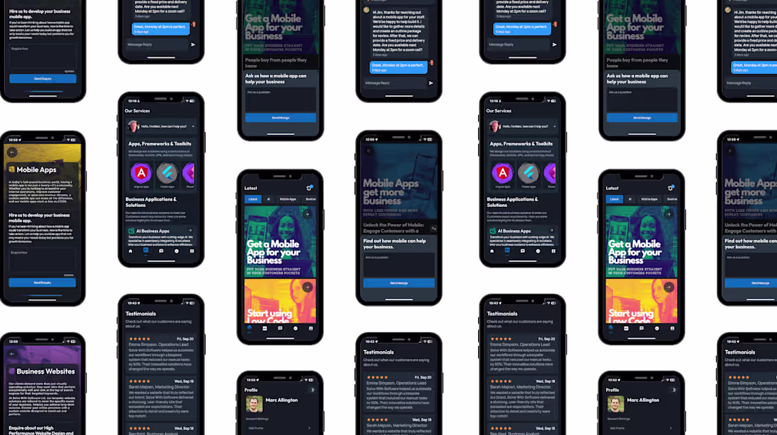 Cover image for Solve With Software Business App Development