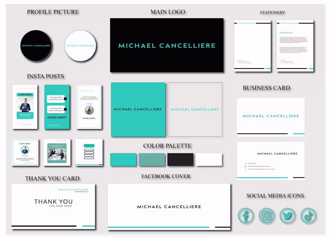 Cover image for Minimalist & Clean Personal branding