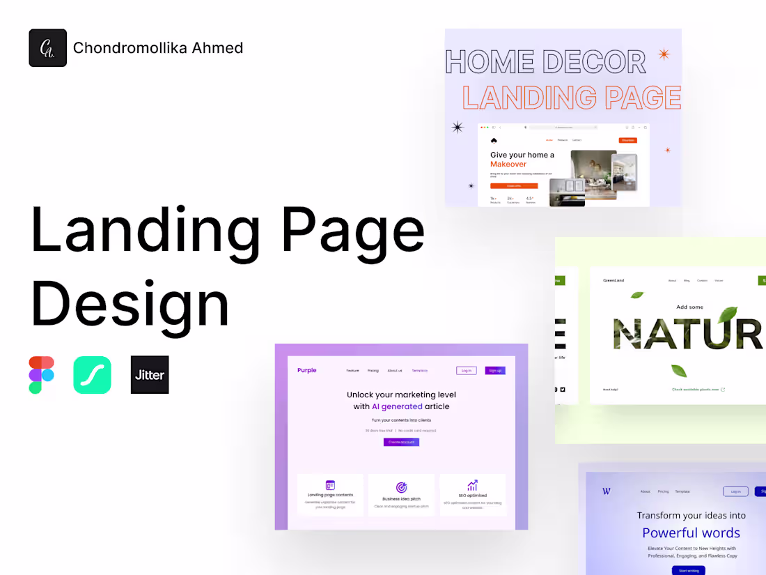 Cover image for Landing Page Design