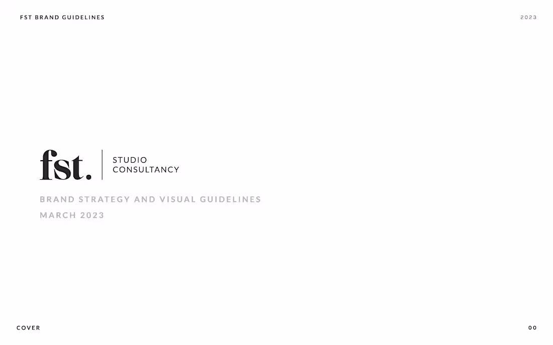 Cover image for FST Studio Consultancy - Brand Strategy and Brand Design