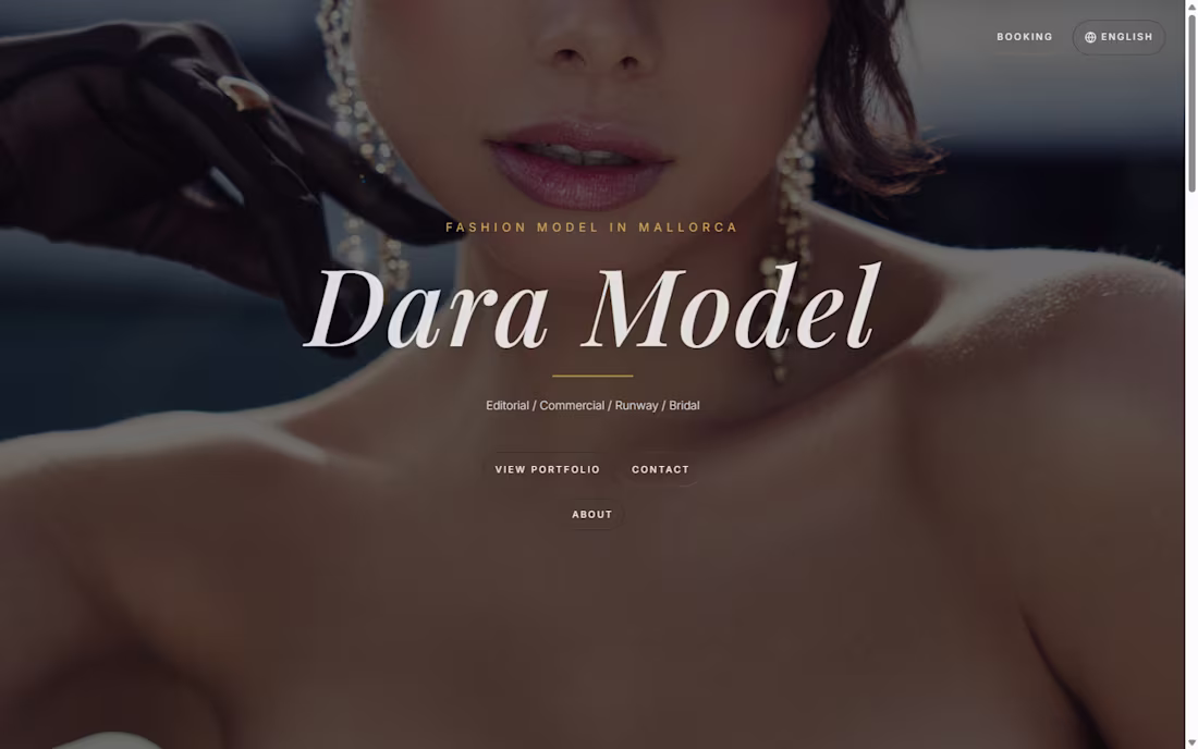 Cover image for Portfolio website for a fashion
