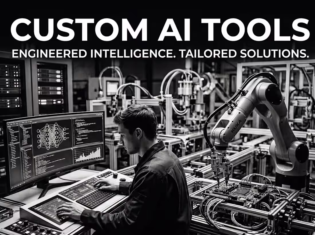 Cover image for CUSTOM AI TOOLS