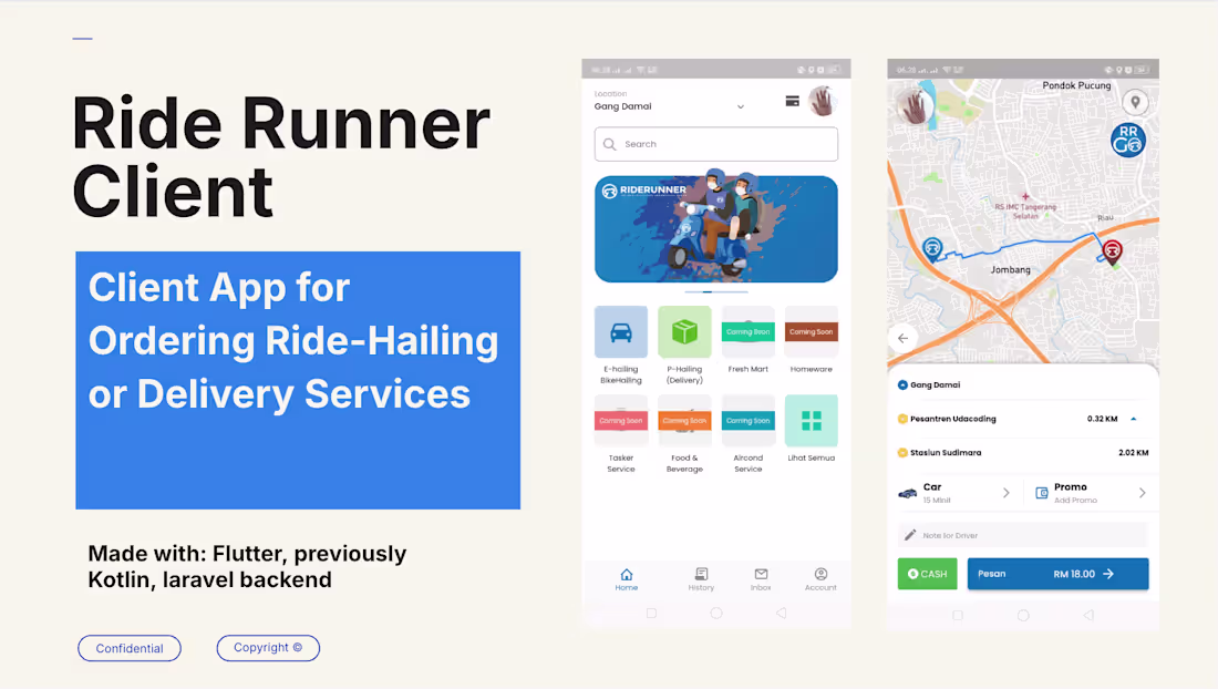 Cover image for RideRunner Client