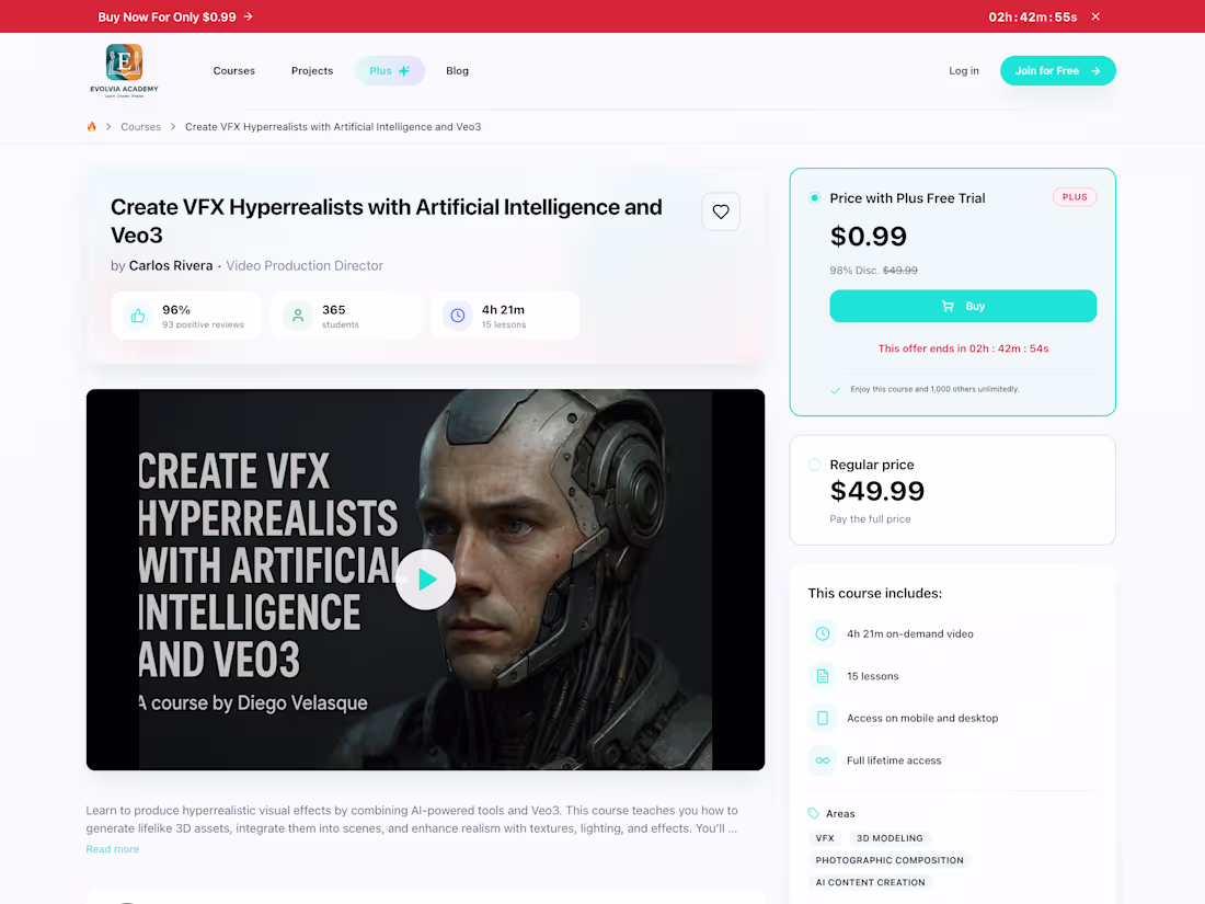 Cover image for Evolvia Academy – Online Courses in Design, AI & Development