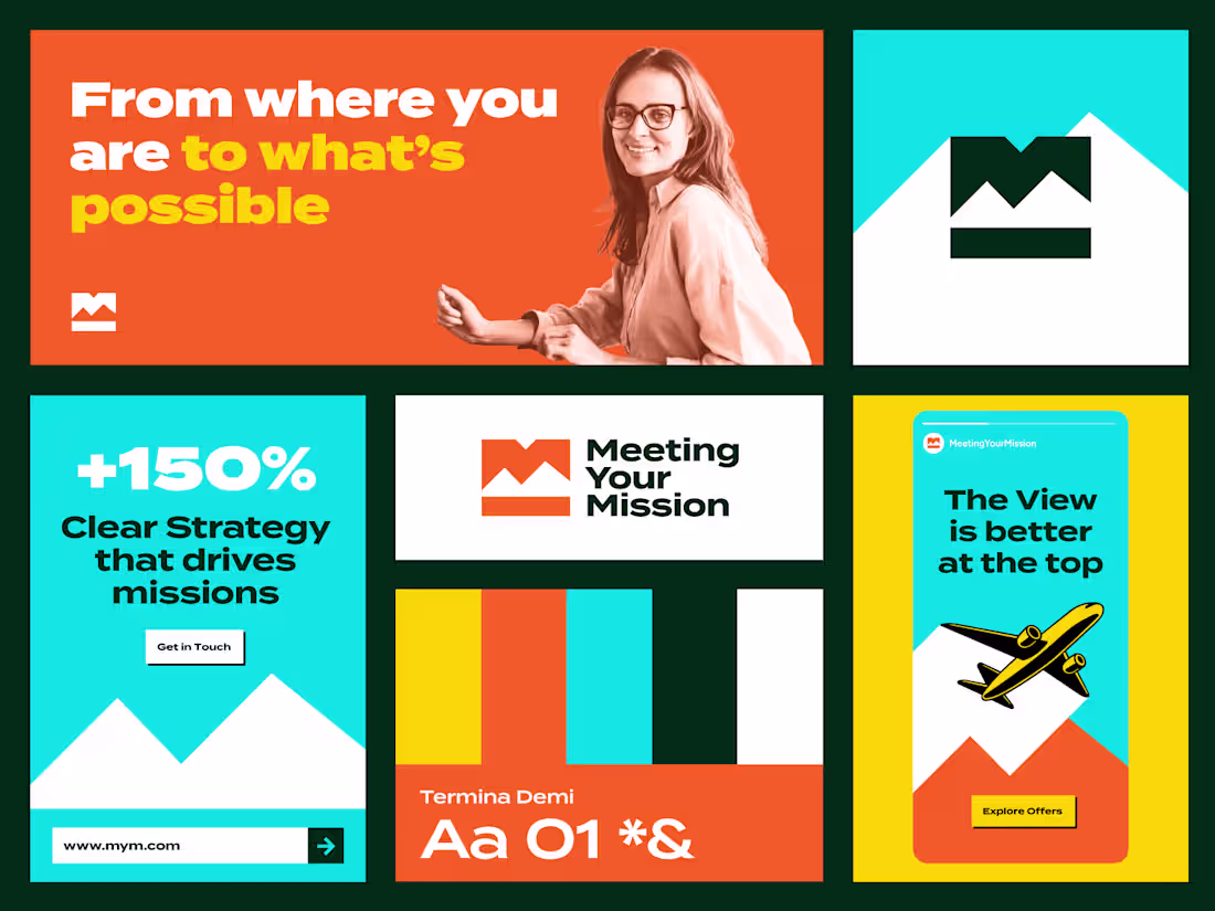 Cover image for Visual Identity Proposal for a solopreneur "Meeting Your Mis...