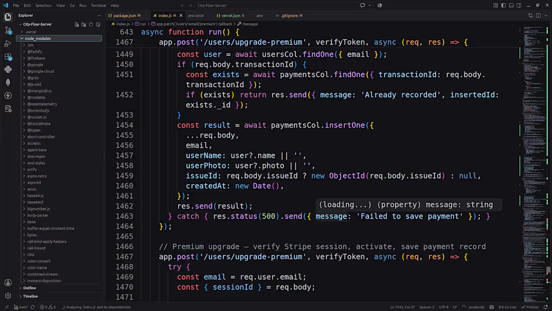 Cover image for MERN Bug Fixes & Feature Development