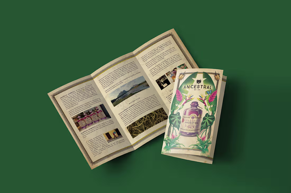 Cover image for Brochure Design for Destileros Ancestrales