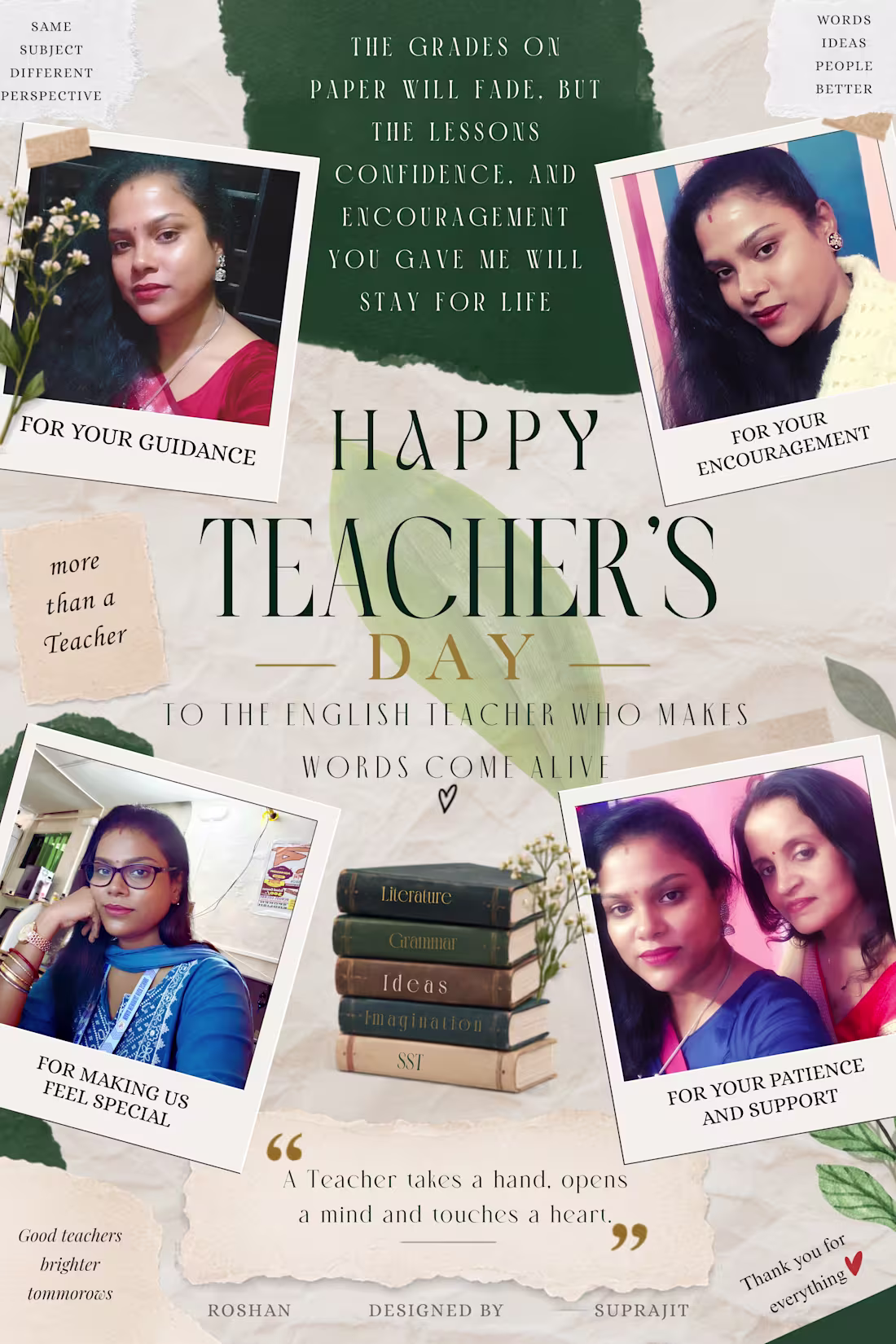 Cover image for Teachers day design 