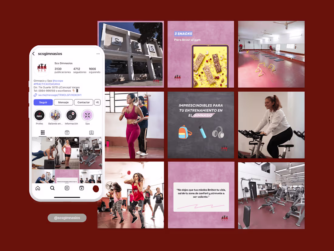 Cover image for Social Media Management SCS Gimnasios