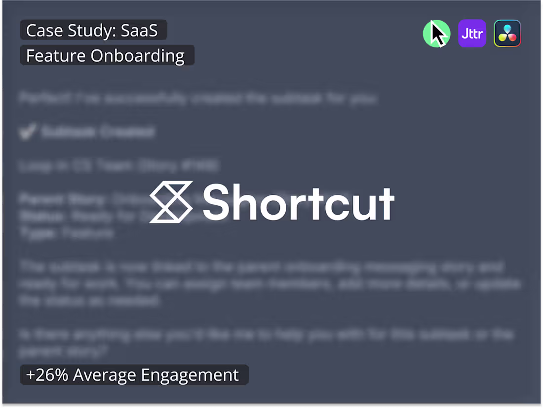 Cover image for Shortcut Feature Onboarding Series (+26% Engagement)