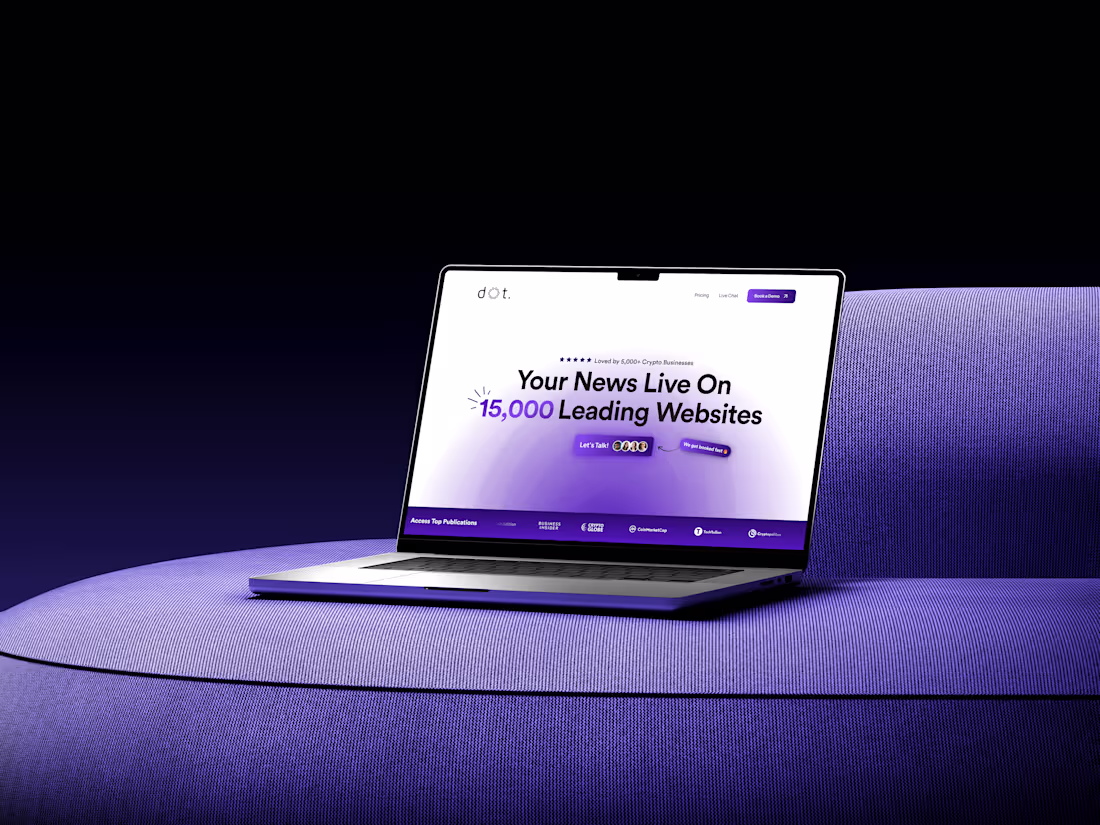 Cover image for DOT Newswire: Framer Landing Page Design and Development