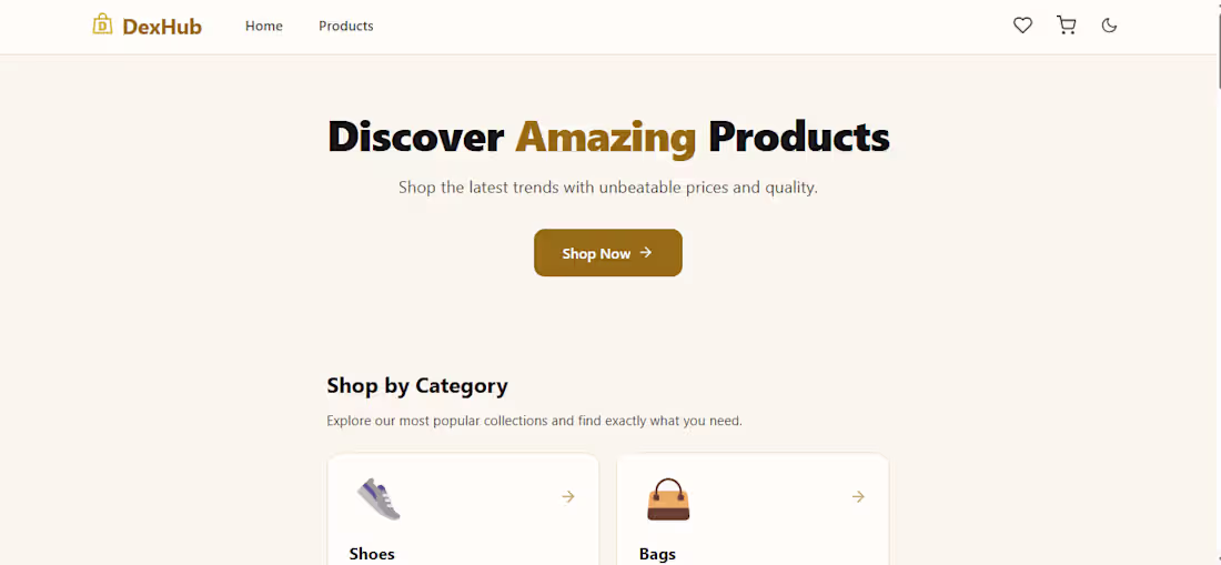 Cover image for A responsive e-commerce application with