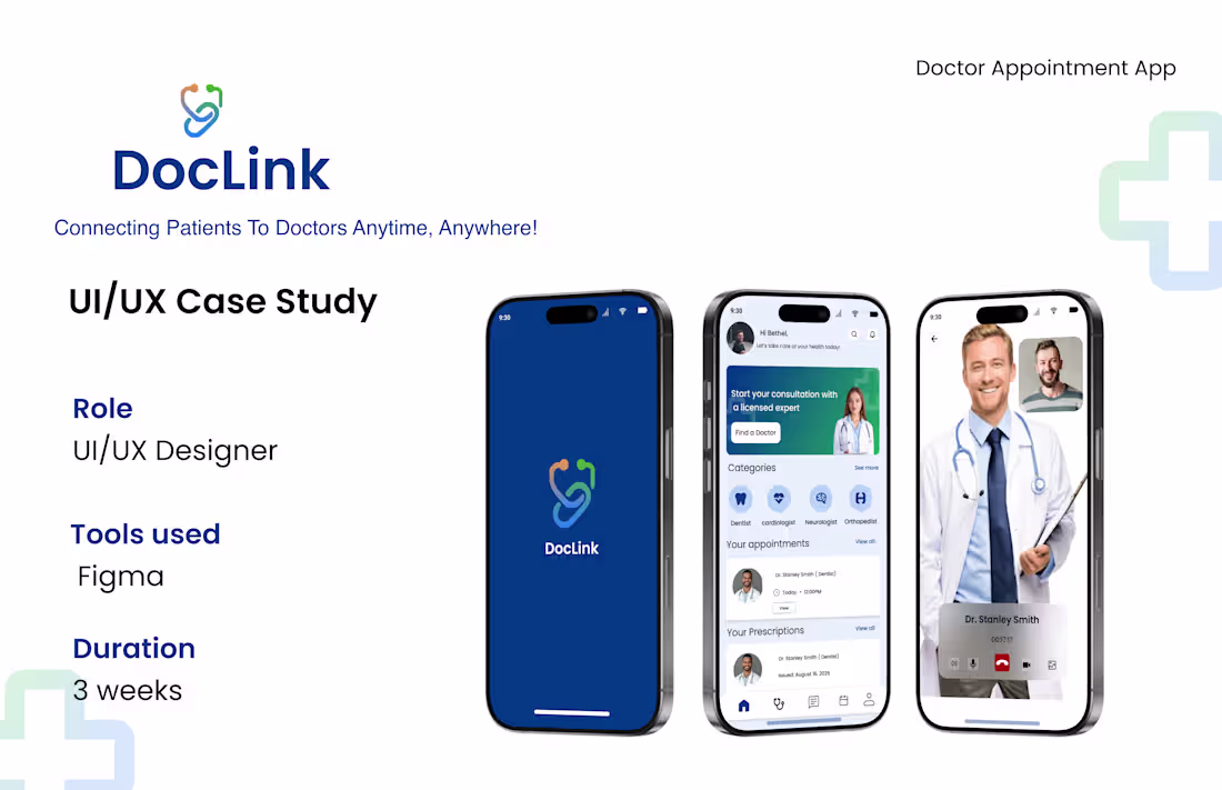 Cover image for DocLink UX Case Study