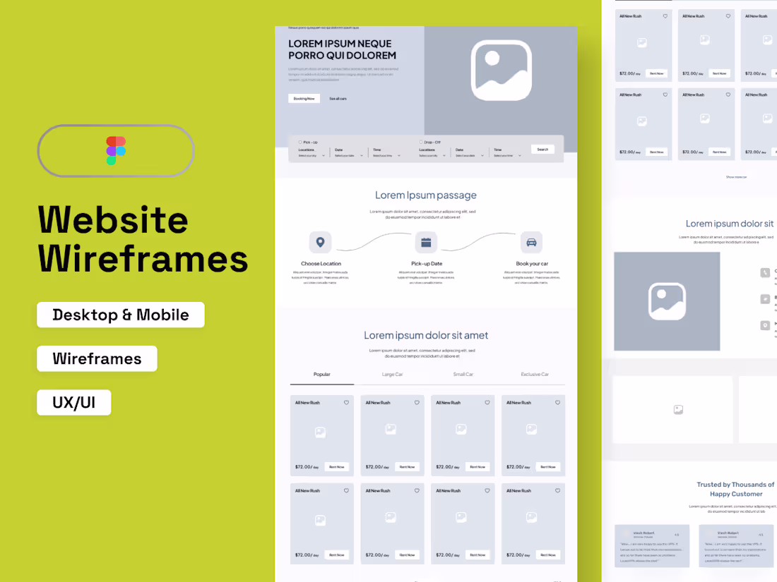 Cover image for I will Create wireframes and plan your Website