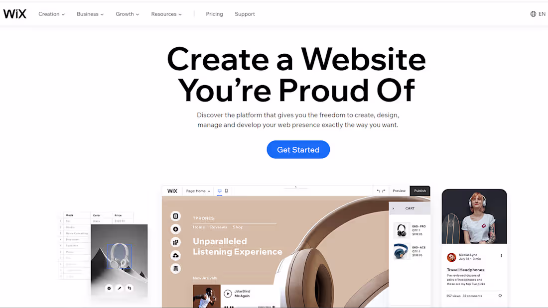 Cover image for Wix Website Design