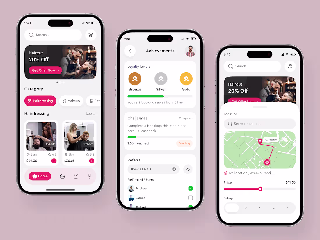 Cover image for LuxeLook – Beauty Appointment App