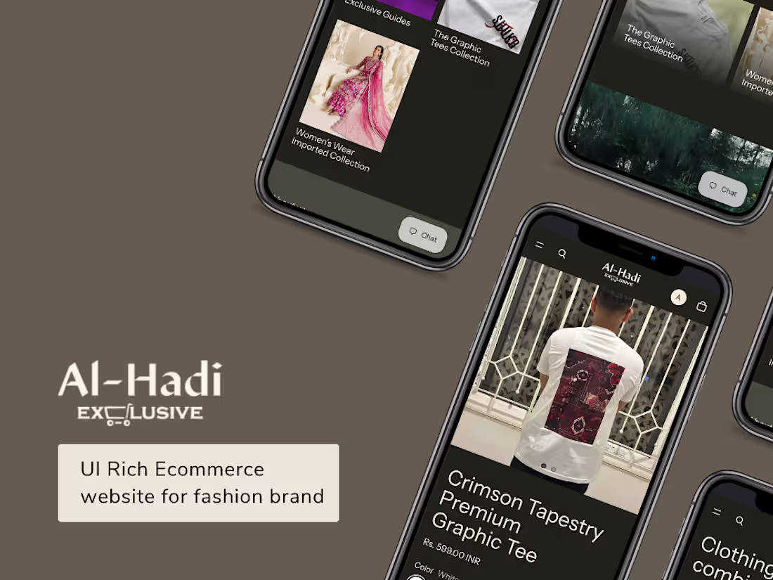 Cover image for Al-Hadi Exclusive — Custom Ecommerce