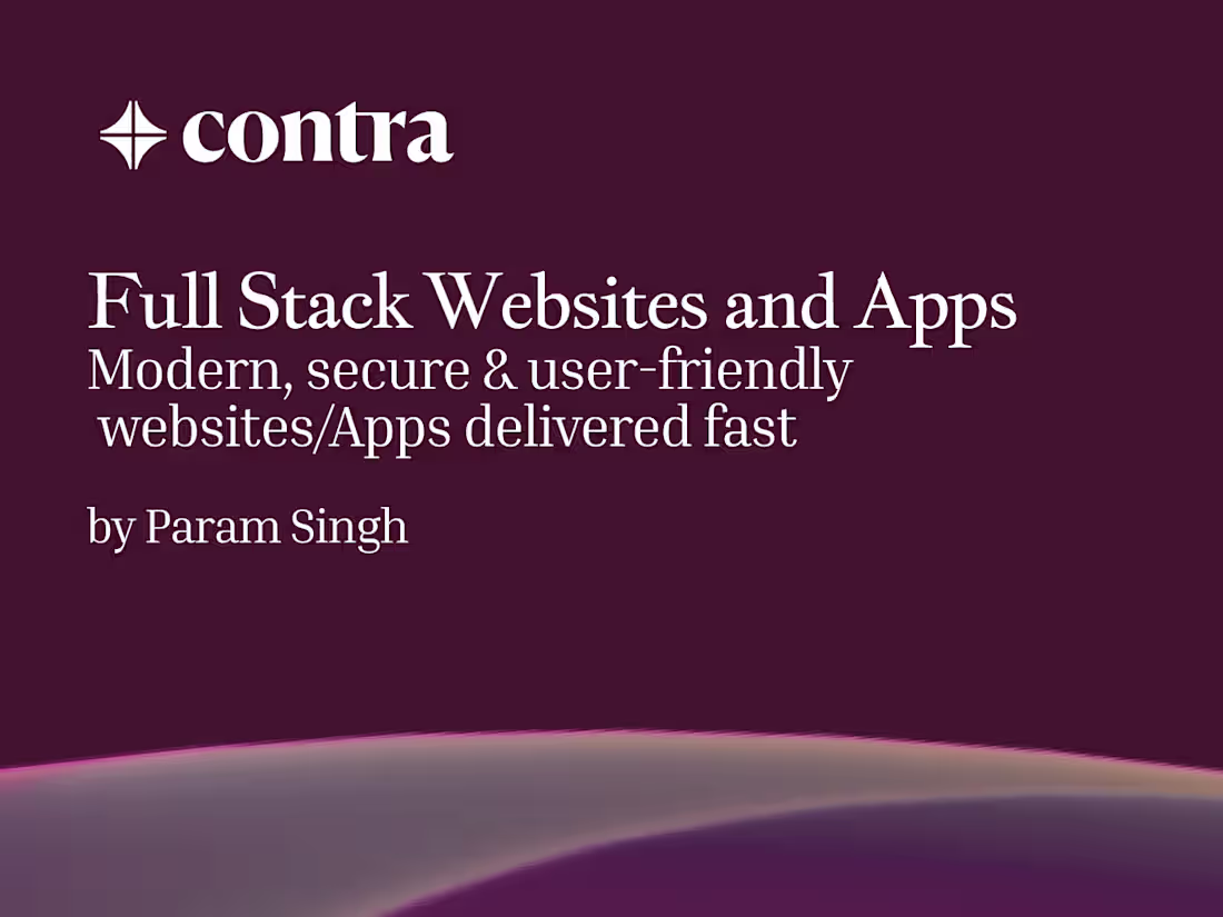 Cover image for Full stack websites & apps with lightning speed 