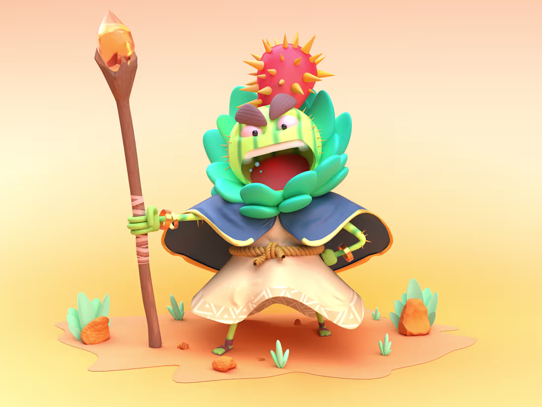 Cover image for Bring Your Characters to Life: 3D Desert Wizard Creation