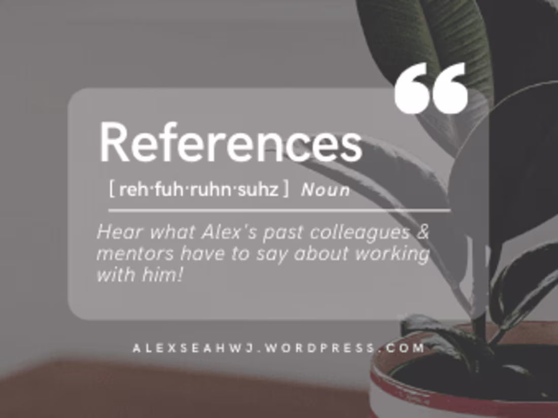 Cover image for Personal References