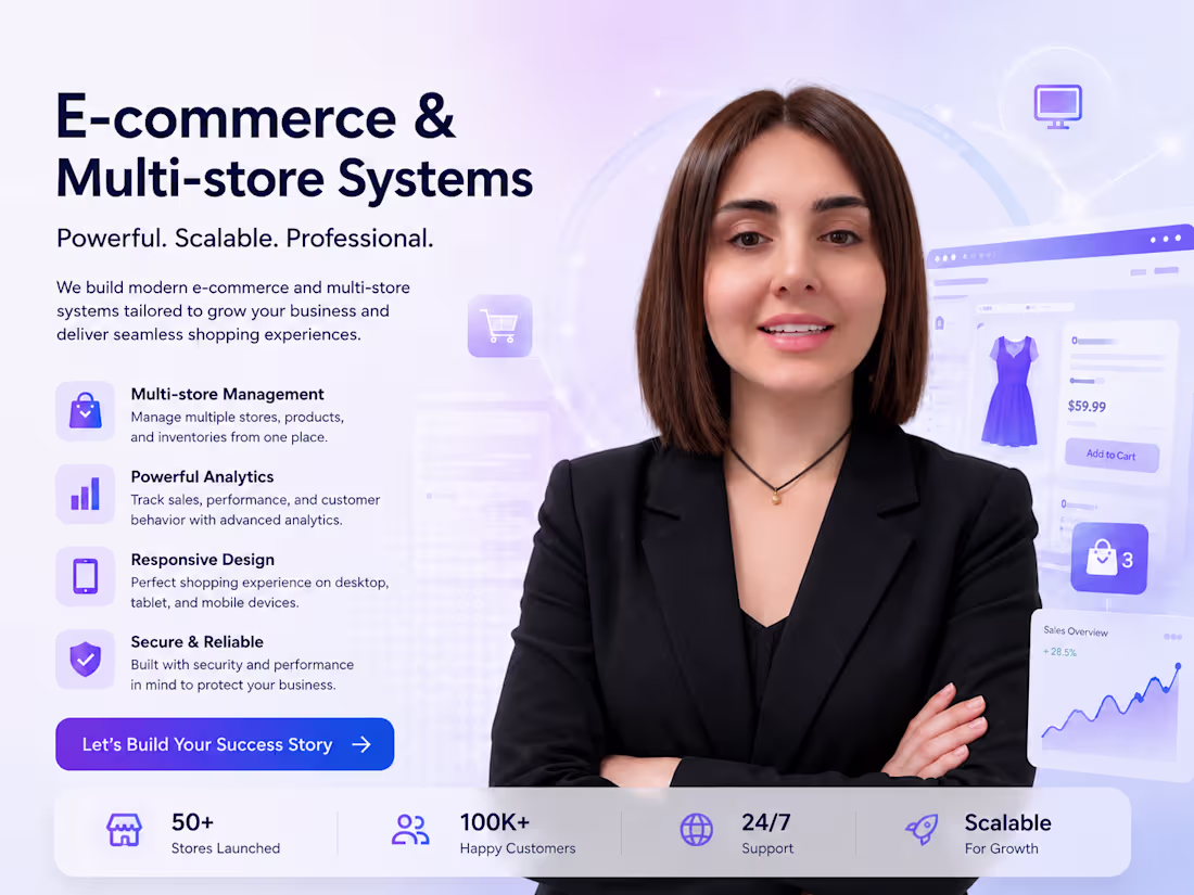 Cover image for E-commerce & Multi-store Systems
