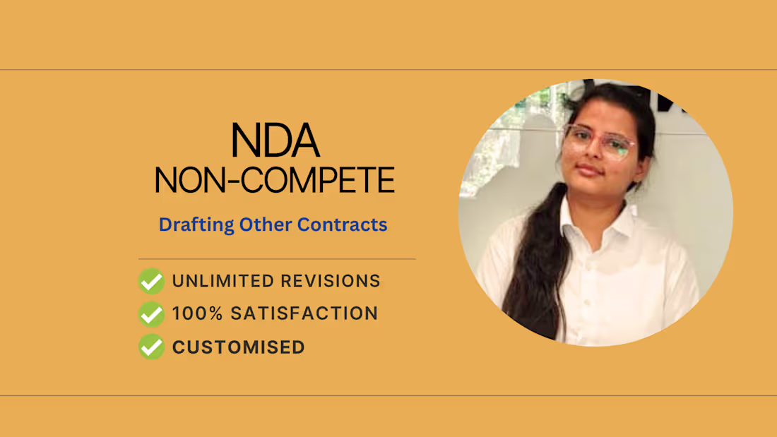 Cover image for Draft NDA, Founder Agreement and Other Contract.