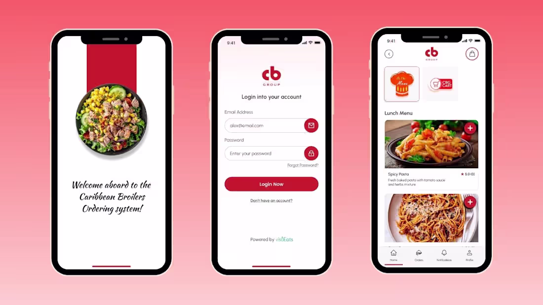 Cover image for CB Group Food Ordering Website