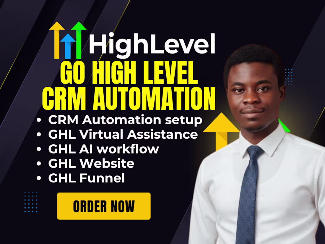 Cover image for GoHighLevel CRM Automation, Workflows & Funnel Setup