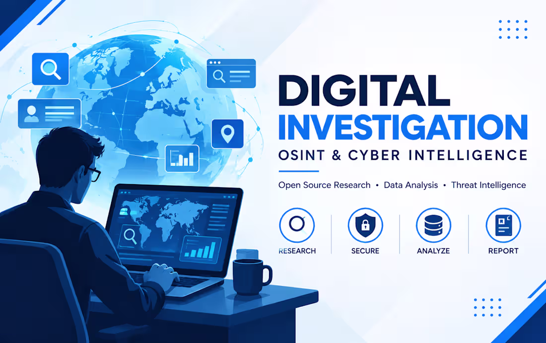 Cover image for Digital Investigation & OSINT Research
Need