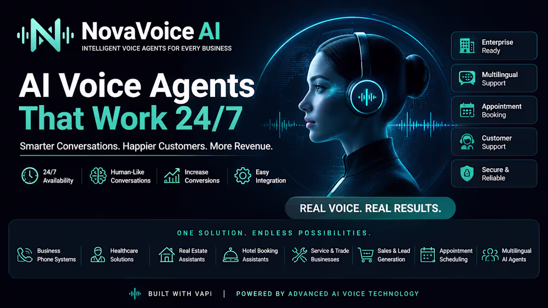 Cover image for 🚀 Excited to launch NovaVoice