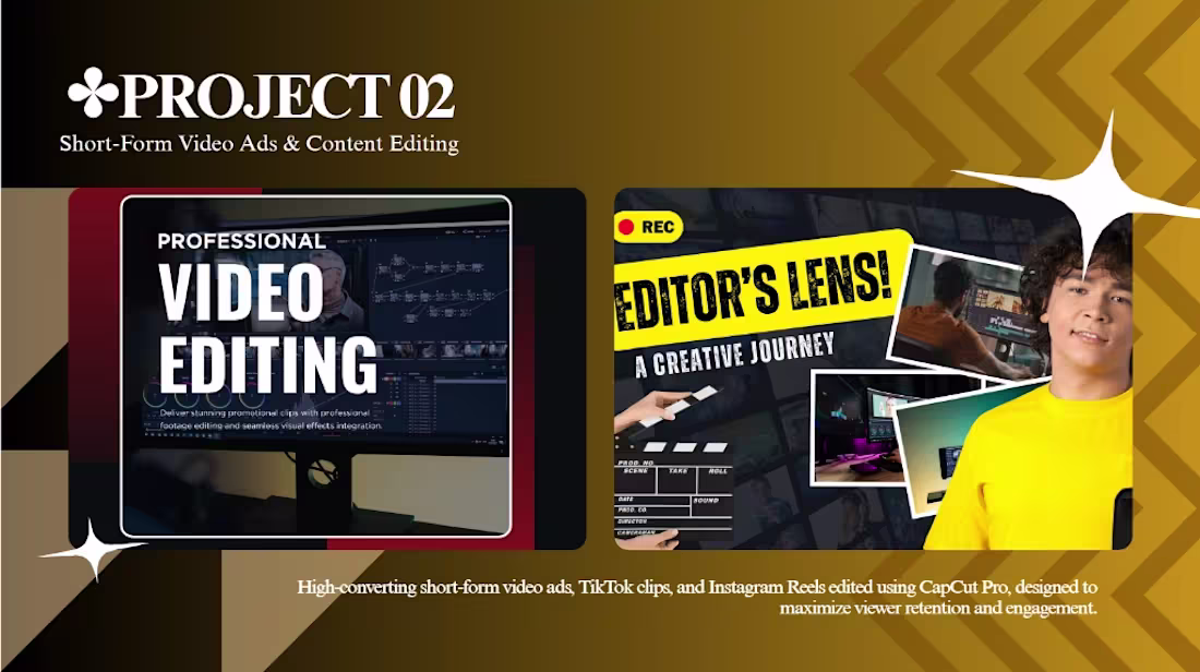 Cover image for Short-Form Video Ads & Content Editing