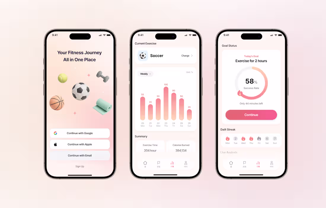 Cover image for Walking app design