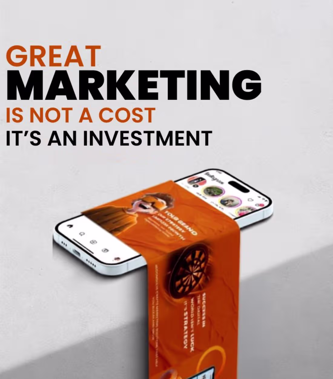 Cover image for Social media marketing design created