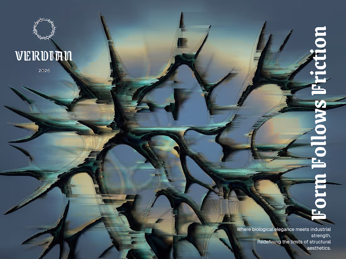 Cover image for Veridian: Liturgy of Iron Collection brand, visuals