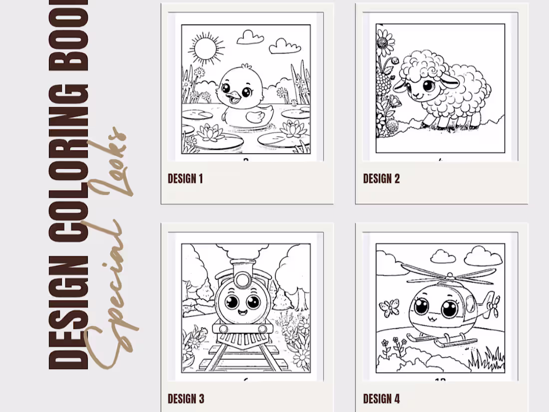 Cover image for A collection of children's coloring