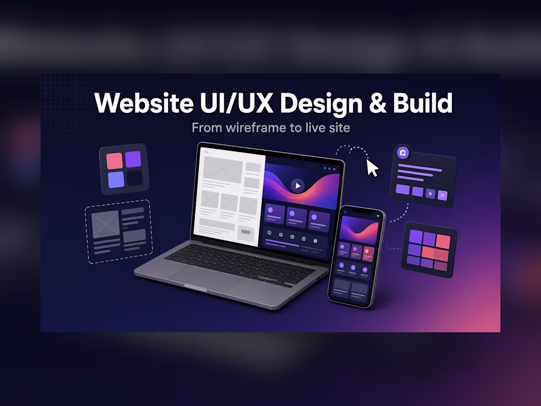 Cover image for Website UI/UX Design & Build