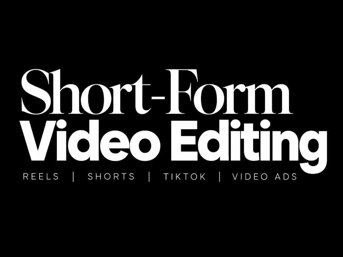 Cover image for Professional Instagram Reels & Short-Form Video Editing