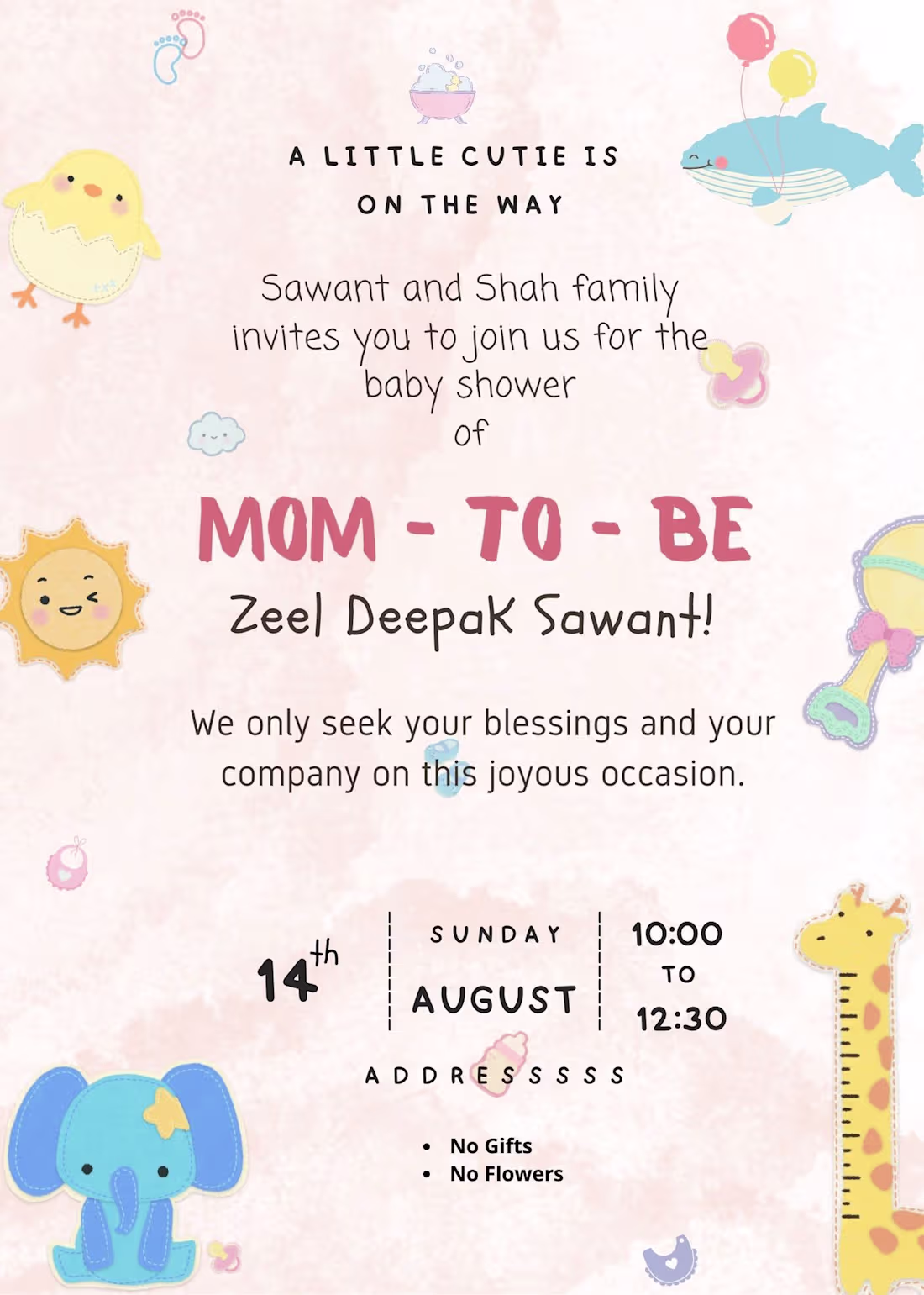 Cover image for Baby shower