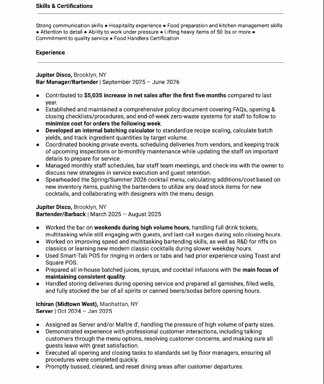Cover image for Resume Writing Work