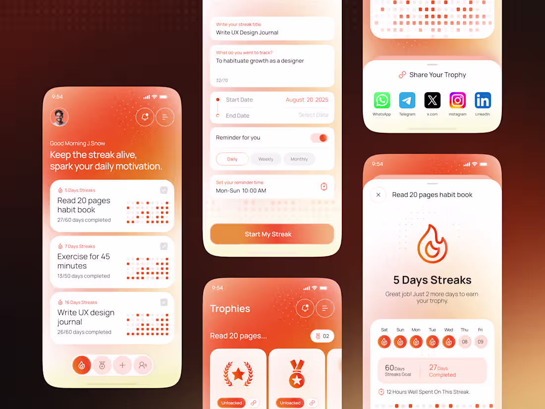 Cover image for App Design Need 🔥 Only

Habit