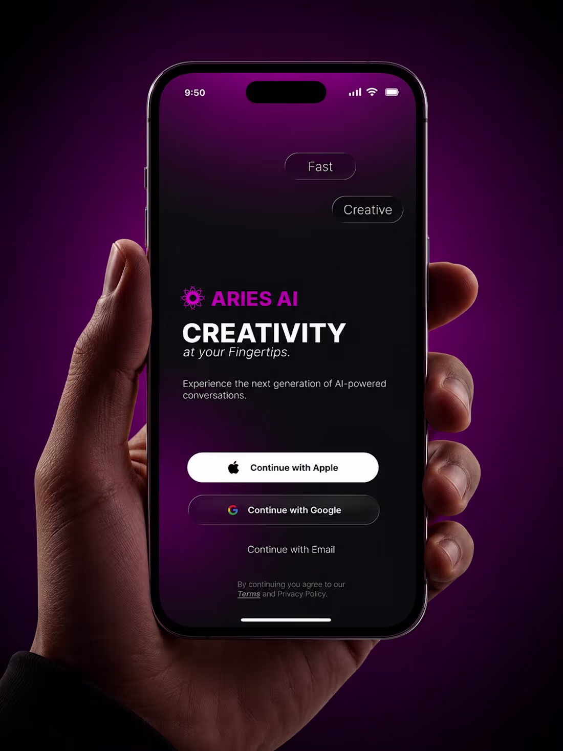 Cover image for A conceptual AI assistant app