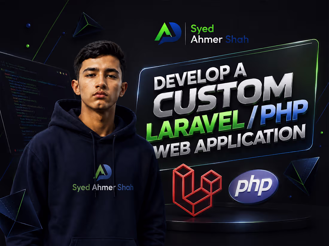 Cover image for Develop a Custom Laravel / PHP Web Application