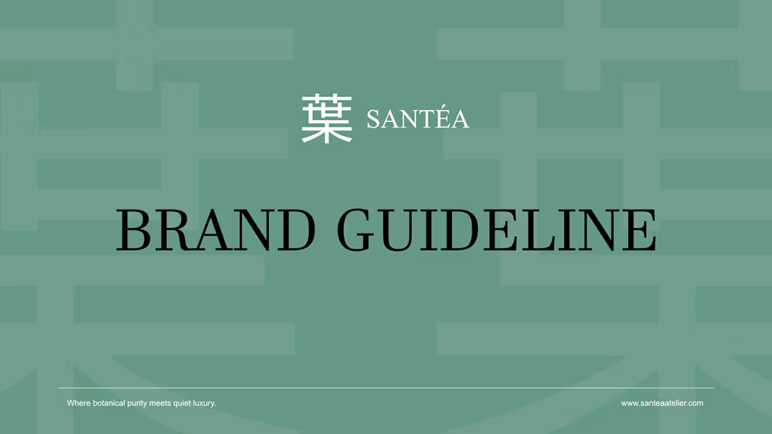 Cover image for SANTÉA -- Organic Tea & Wellness House
