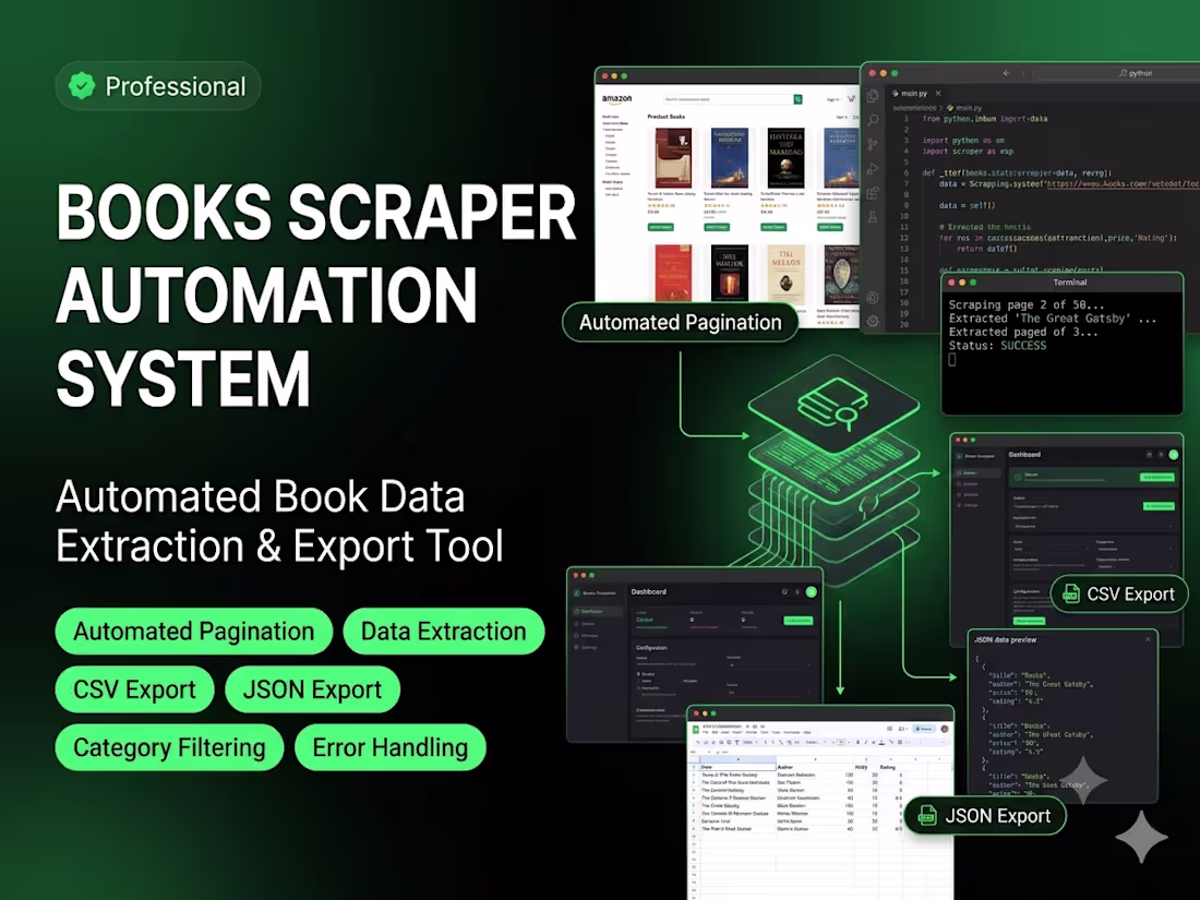 Cover image for Built a Python-based web scraping