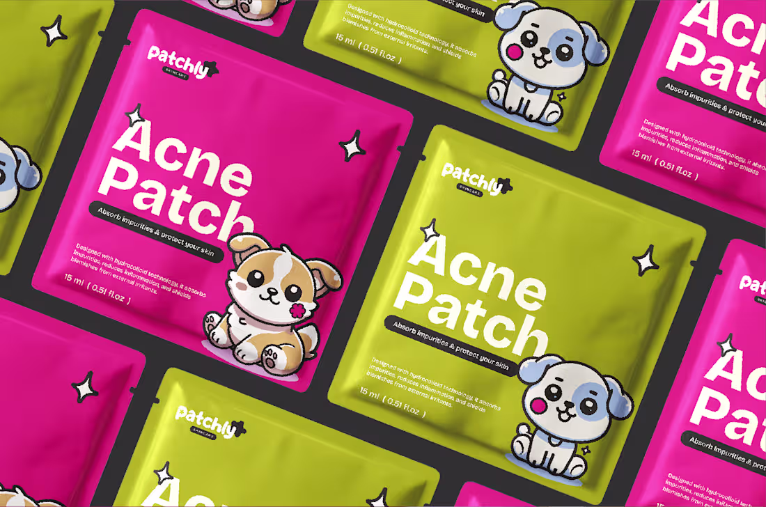 Cover image for Patchly Skincare | Branding & Packaging Design 
