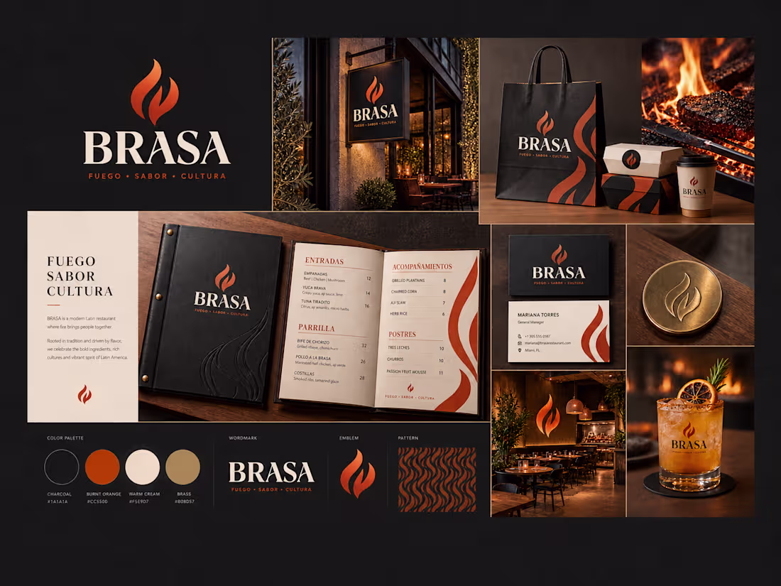 Cover image for Brasa — Concept Brand Identity