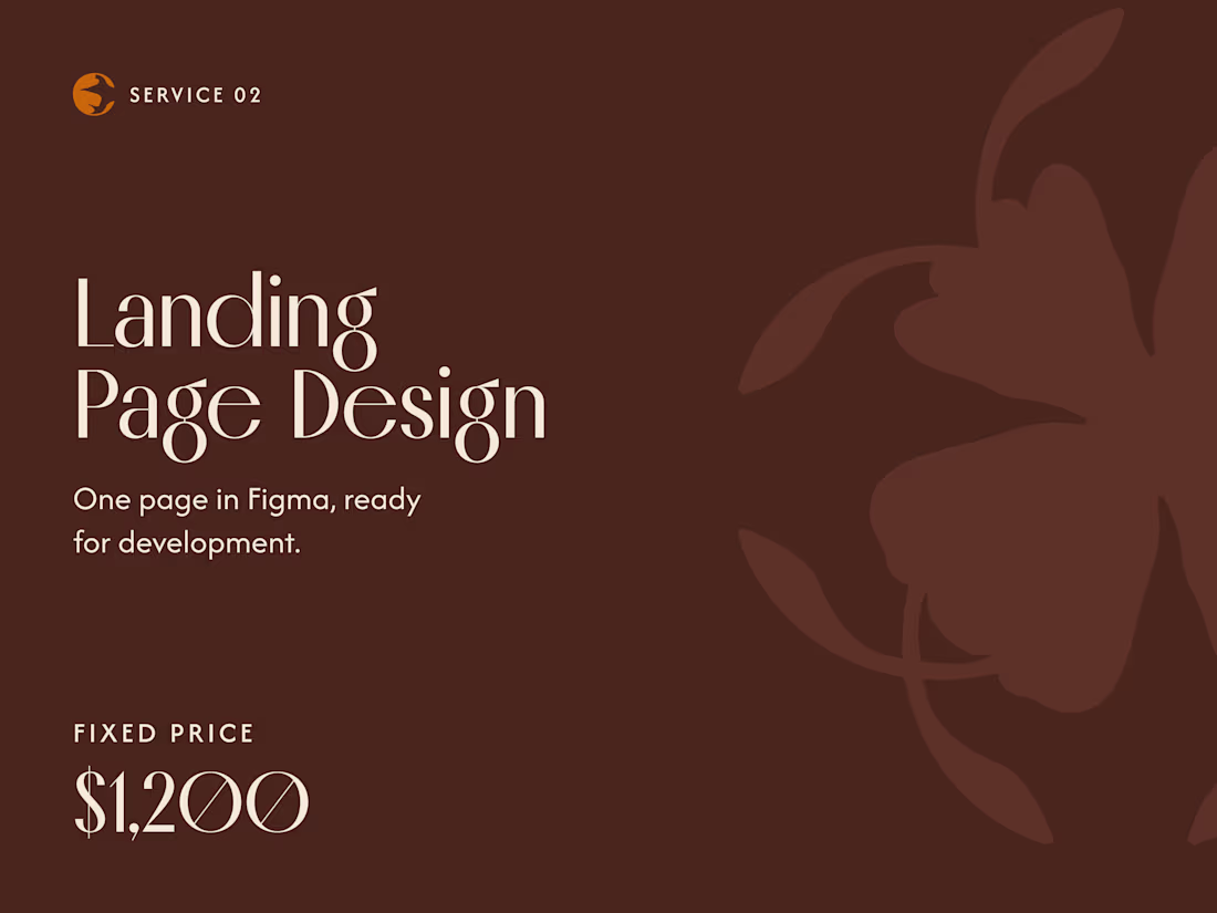 Cover image for Landing Page Design, Ready for Development