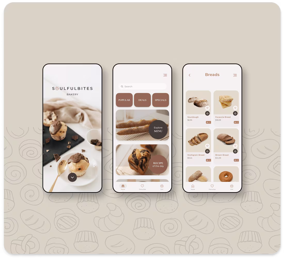 Cover image for Soulfulbites - Bakery Menu App